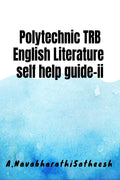 Polytechnic Trb English Literature Self Help GuideIi