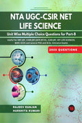 NTA UGCCSIR NET Life Science Unit Wise Multiple Choice Questions for PartB : Useful for DBTJRF, ICMRJRF,GATEBT/XL, ICARJRF