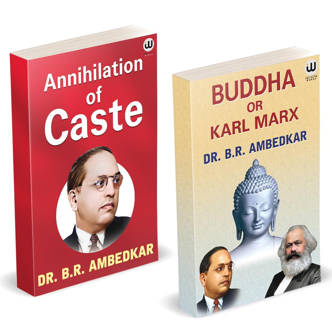 Annihilation Of Caste | Buddha Or Karl Marx | Dr. Br Ambedkar Books | English Paperback Combo Set | The Original Edition | Budha