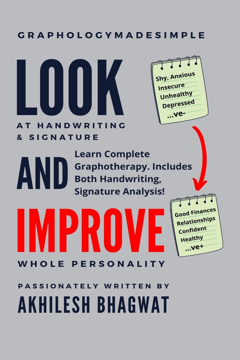 Look And Improve : Learn Complete Graphotherapy. Includes Both Handwriting, Signature Analysis!