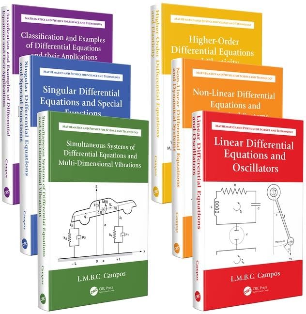Ordinary Differential Equations with Applications to Trajectories and Vibrations, SixVolume Set (Mathematics and Physics for Sc