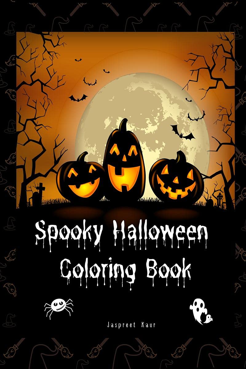 Spooky Halloween Coloring Book