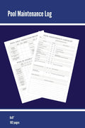 Pool Maintenance Log: Swimming Pool Owners Check List, Cleaning Information, Test Water Tracking, Book, Personal or Business/ Cl