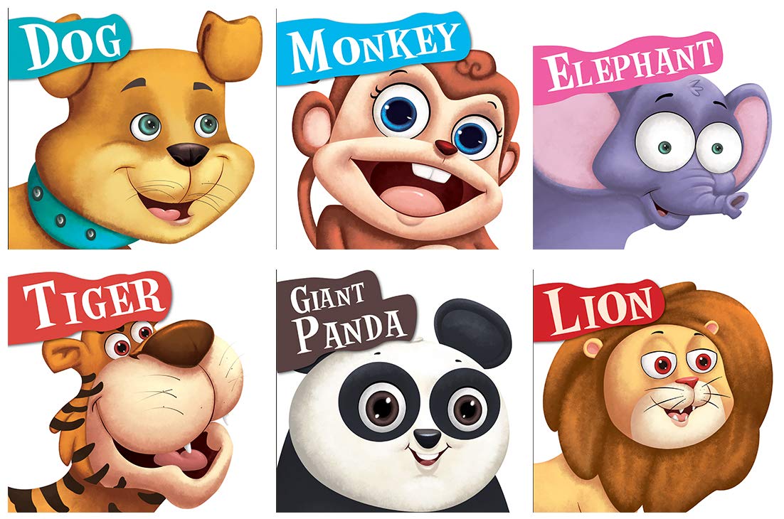 Story Books for Kids: Childrens Animal Books | Interactive Board Books | Animal Learning | Activity | Shape and Color Recognitio