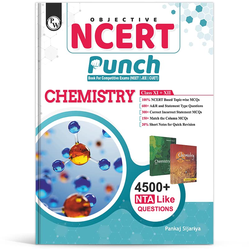 PW Objective NCERT Punch Chemistry for Competitive Exams (NEET and CUET) | Includes A&R and Statement Type Questions [Paperback]