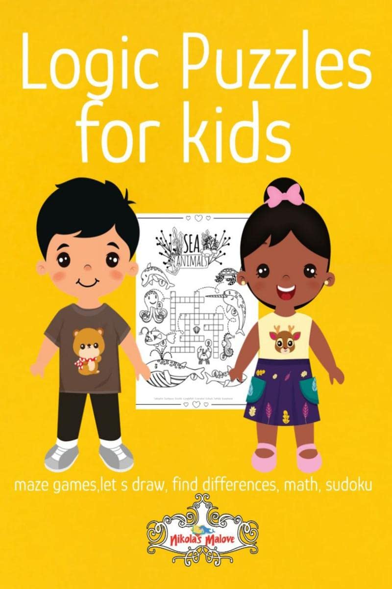 Logic Puzzles for kids : Puzzles are great books for 48 year olds.