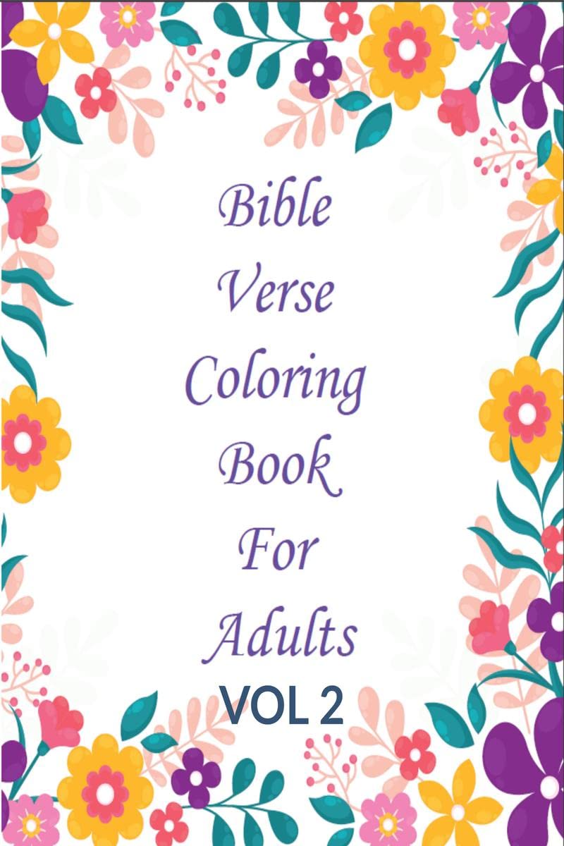 Bible Verse Coloring Book for Adults  Vol 2
