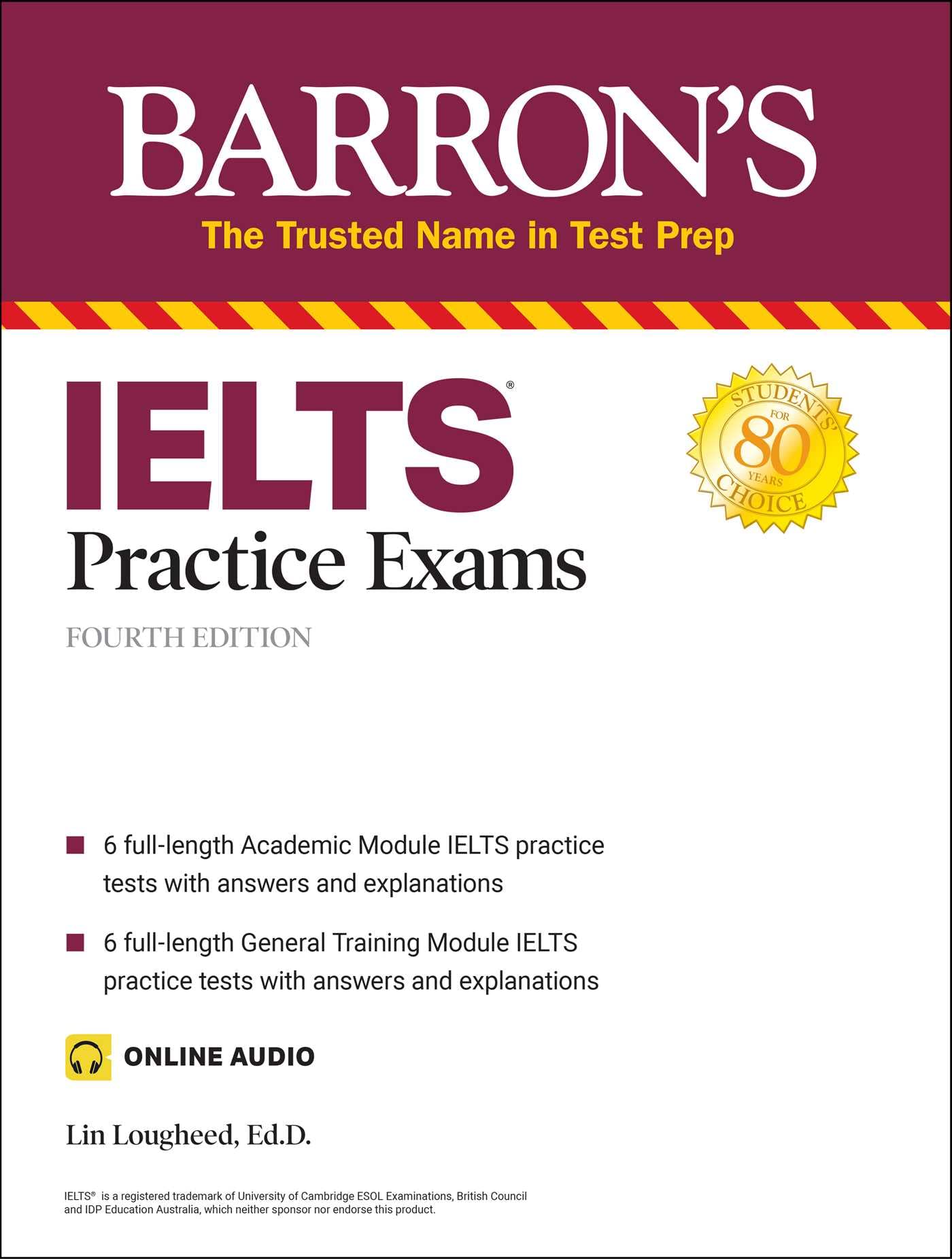 IELTS Practice Exams (with Online Audio) (Barrons Test Prep)
