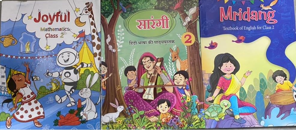 Class 2 Textbook MRIDANG & JOYFUL MATHEMATICS &  [ 3 book set ] new edition 2024 ncert book