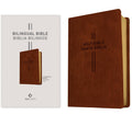 Bilingual Bible / Biblia bilinge NLT/NTV (LeatherLike, Brown)