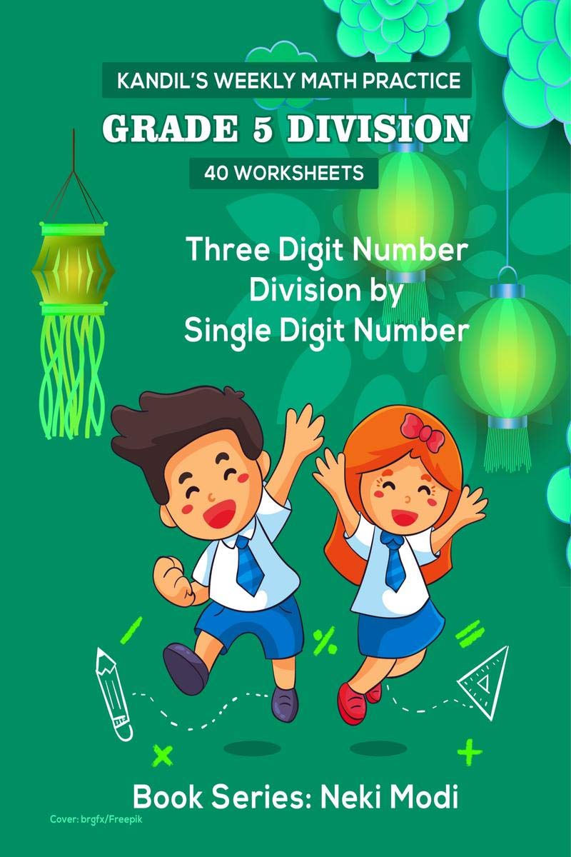 KandilS Weekly Math Practice: Grade 5 Division  40 Worksheets
