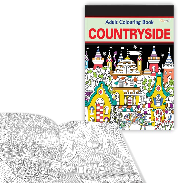 Countryside  Adult Colouring Book : Stressfree coloring book, Countryside patterns for mindfulness and calm, Colouring book fo