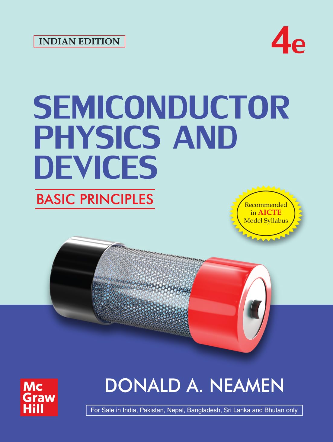 Semiconductor Physics and Devices Basic Principles | 4th Edition