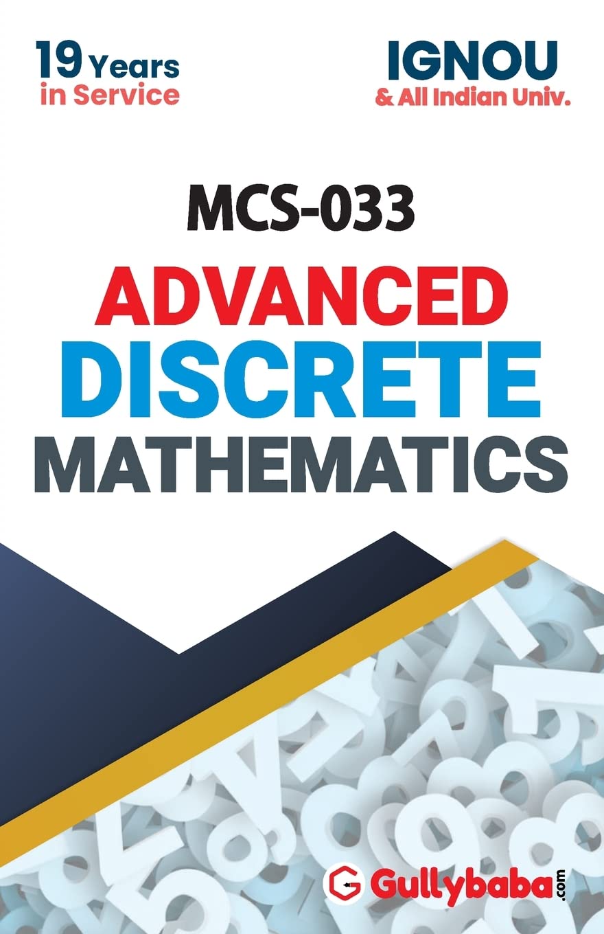 MCS033 Advanced Discrete Mathematics