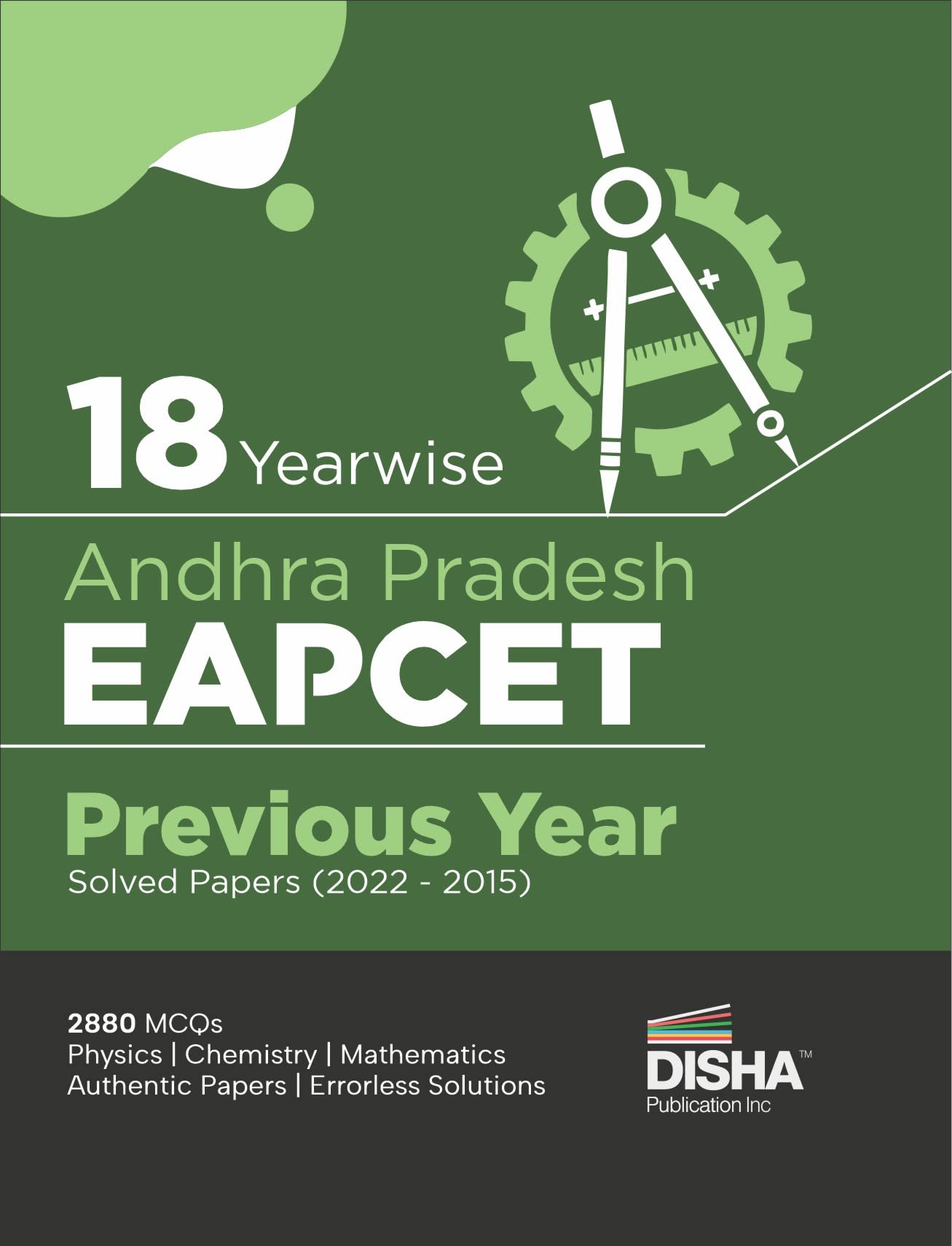 18 Yearwise Andhra Pradesh Eapcet Previous Year Solved Papers (2022  2015) | Physics, Chemistry & Mathematics Pyqs Question Ban
