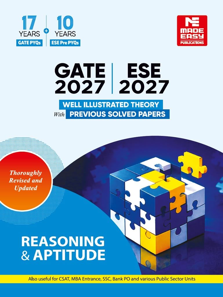 Reasoning and Aptitude for GATE and ESE 2027