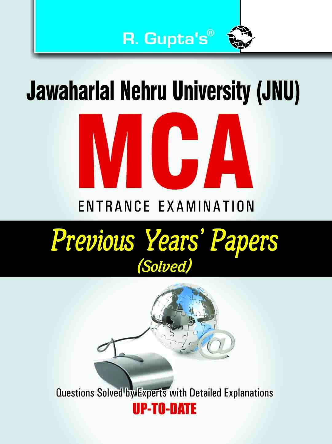 JNU: MCA Entrance Examination Previous Years Papers (Solved)