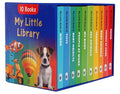 My Little Library Boxset of 10 Board Books for Kids | Early Learning Board Books for Babies, Toddlers & Preschoolers | Includes