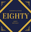 Happy 80th Birthday Guest Book (Hardcover): Happy 80th Birthday Guest book, party and birthday celebrations decor, memory book, 