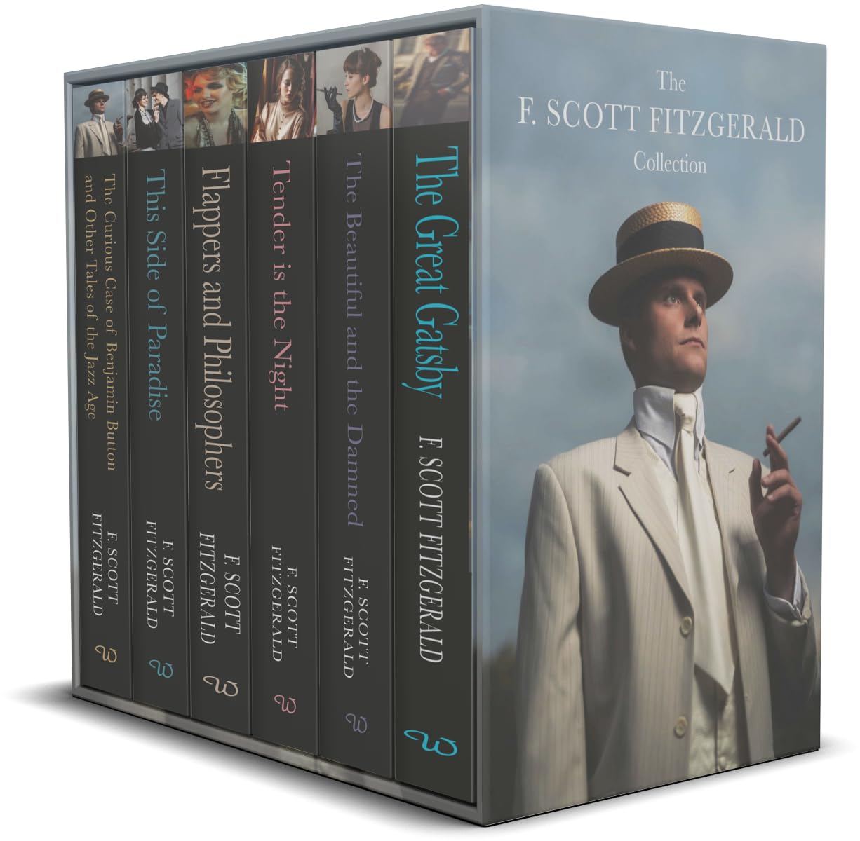 F. Scott Fitzgerald 6 Books Collection Box Set (The Great Gatsby, Flappers and Philosophers, The Beautiful and Damned, Tender is