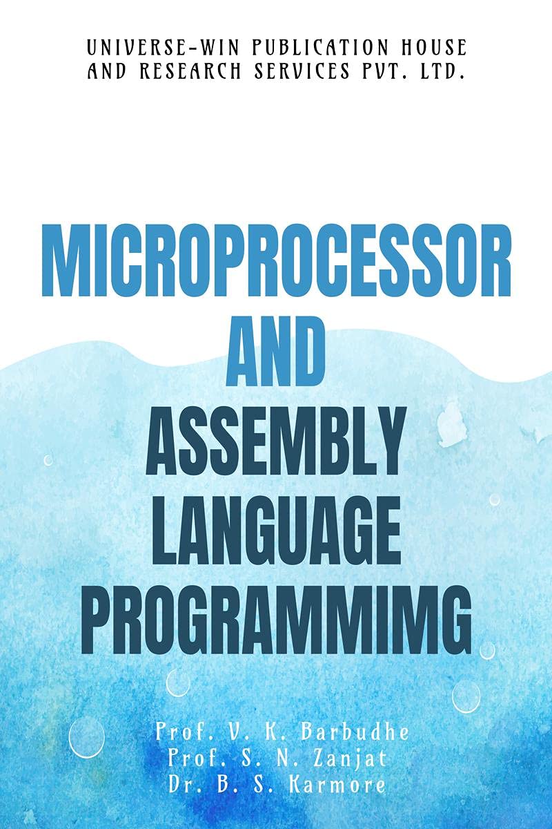 Microprocessor And Assembly Language Programming