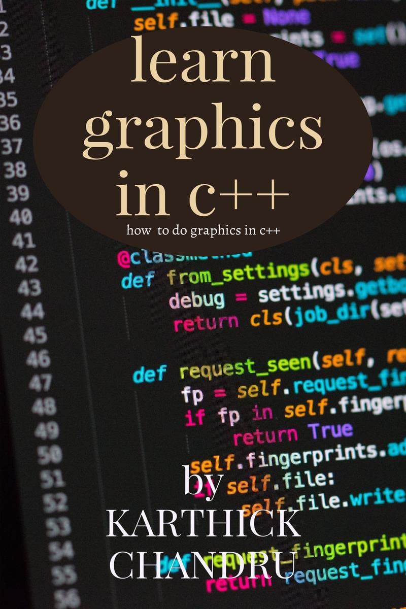 Learn graphics in c++: Graphics in c++