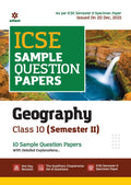 Arihant ICSE Semester 2 Geography Class 10 Sample Question Papers (As per ICSE Semester 2 Specimen Paper Issued on 20 Dec 2021) 