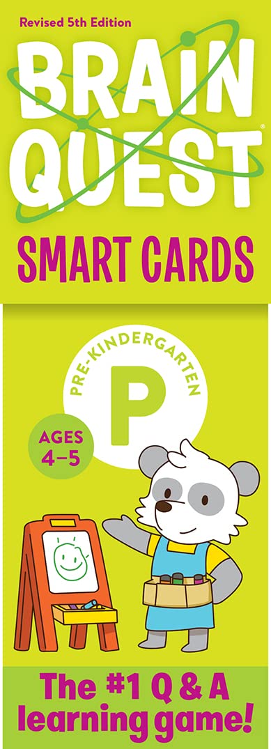 Brain Quest PreKindergarten Smart Cards Revised 5th Edition (Brain Quest Smart Cards)