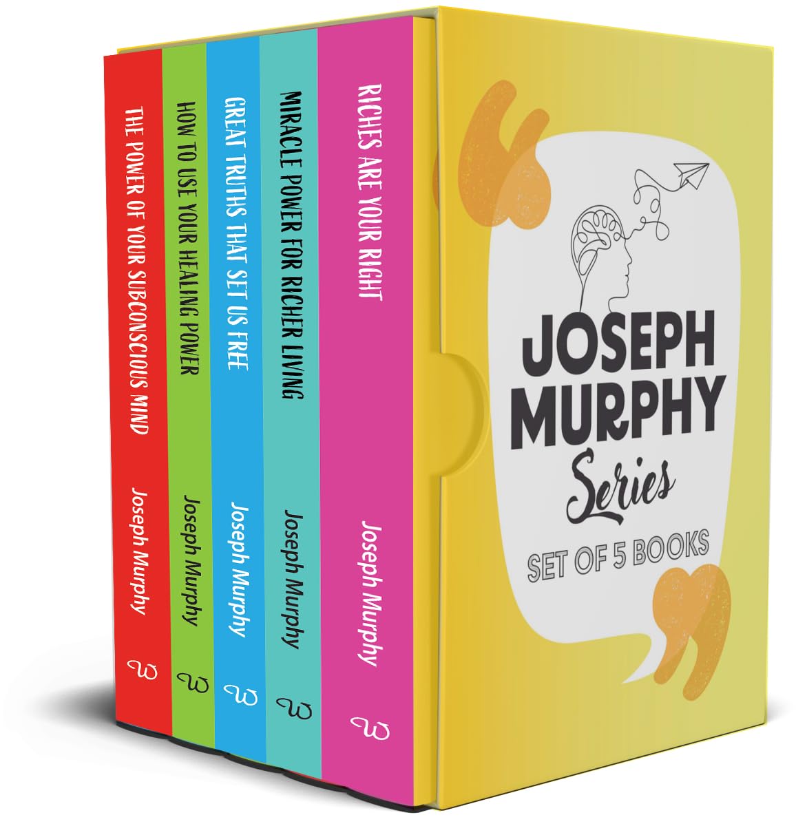 Joseph Murphy Box Set (Set of 5 Books)The Power of your Subconscious Mind;Riches Are Your Right;Miracle Power for Richer Living