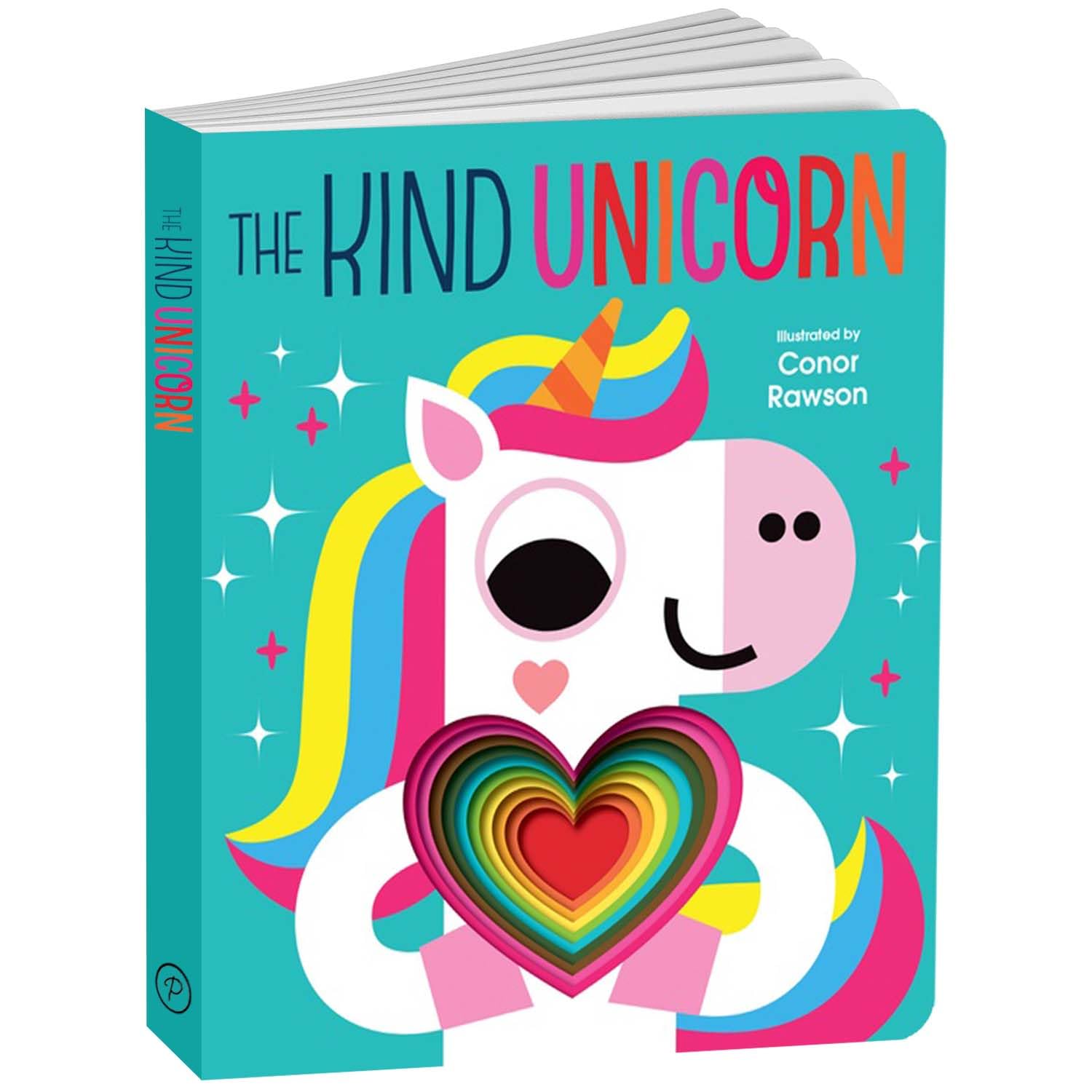 Graduating Board Book  The Kind Unicorn | Childrens books about Unicorn | Early learning books | Board books | Die cut board 