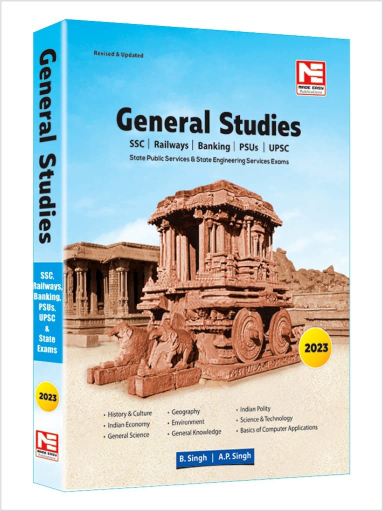 General Studies  2023 for UPSC, SSC, Railways, PSUs and Bank PO