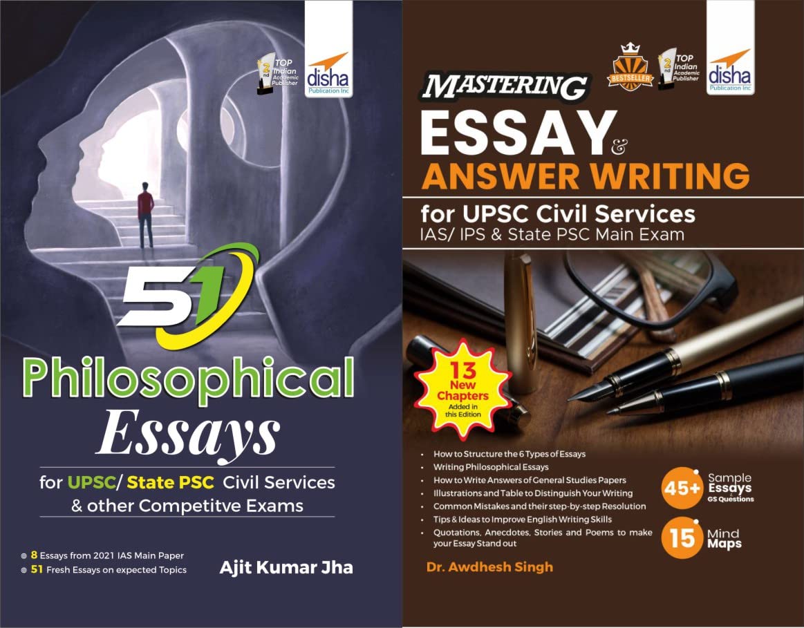 Disha 51 Philosophical Essays With Mastering Essay & Answer Writing For Upsc Civil Services Ias/ Ips & State Psc Main Exams