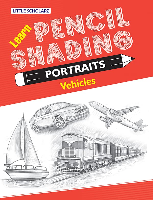 Learn Pencil Shading  Vehicles | StepbyStep Sketching Guide for Beginners | Drawing Practice Book for Students & Hobby Artist