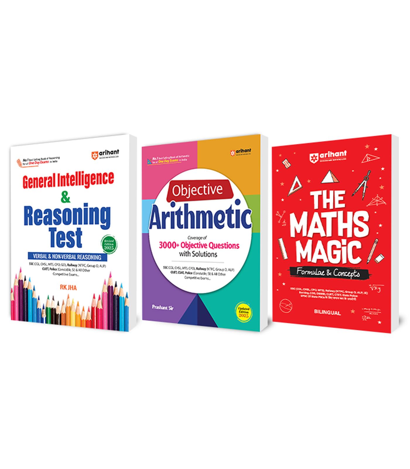 Math Magic , Objective Arithmetic , General Intelligence & Reasoning Test
