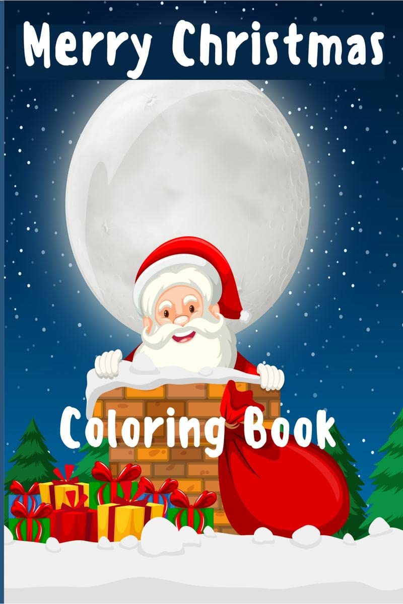 Merry Christmas Coloring Book : For Adults With Beautiful Holiday Designs Like Ornaments, Christmas Trees, Wreaths, And More Rel