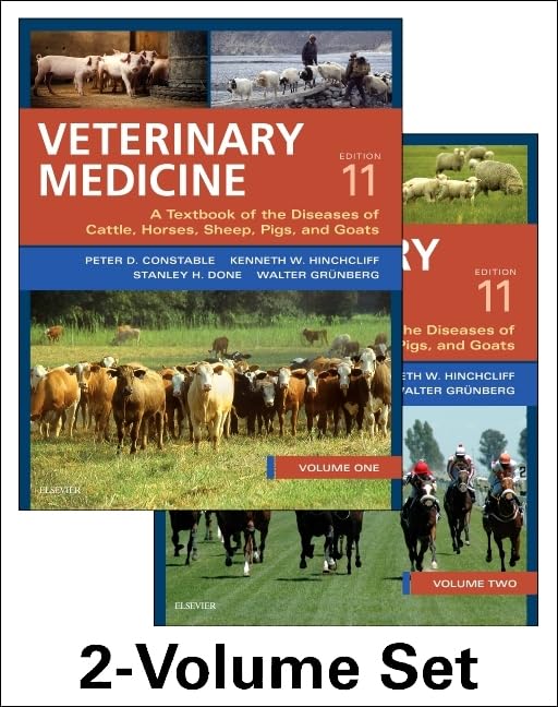 Veterinary Medicine: A textbook of the diseases of cattle, horses, sheep, pigs and goats  twovolume set