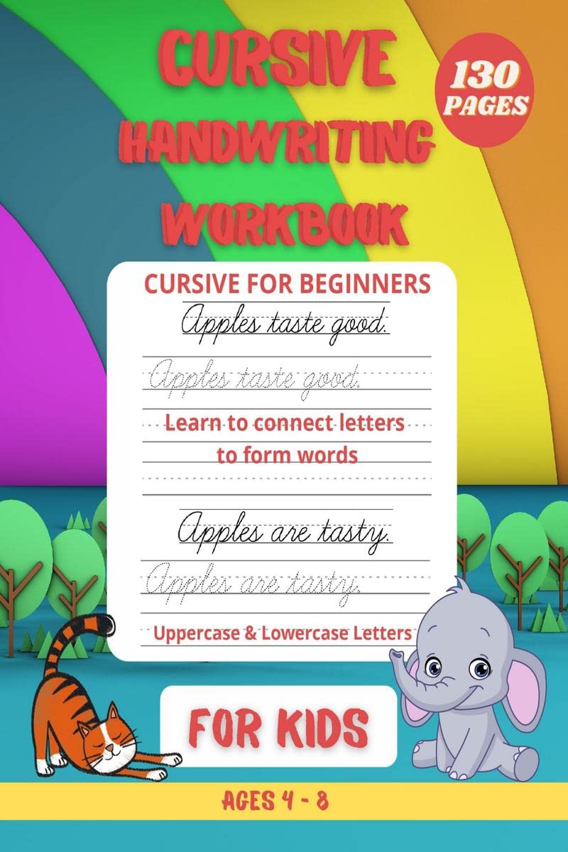 Cursive Handwriting Workbook for kids : Cursive for beginners | Learning Cursive Handwriting