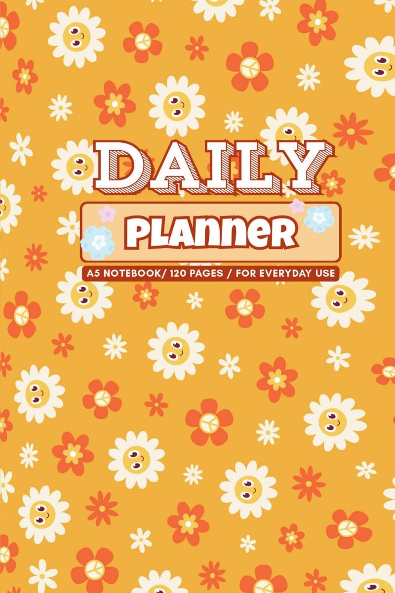 Daily Planner A5 Notebook | 120 Pages | For EveryDay Use
