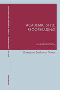 Academic Style Proofreading: An Introduction: 54 (Contemporary Studies in Descriptive Linguistics)