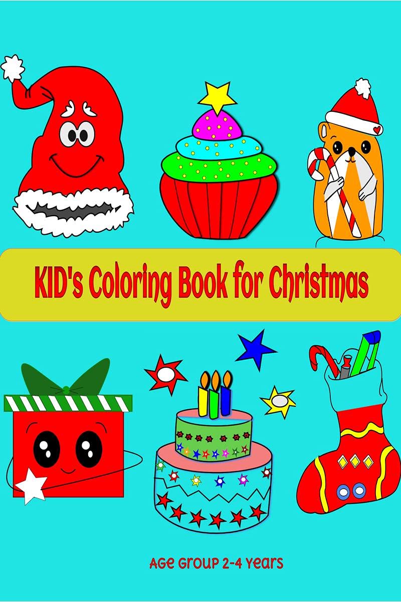 Kids Coloring Book For Christmas : KidS Age Group 24 Years
