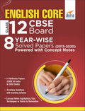 English Core Class 12 Cbse Board 8 YearWise Solved Papers (2013  2020) Powered With Concept Notes