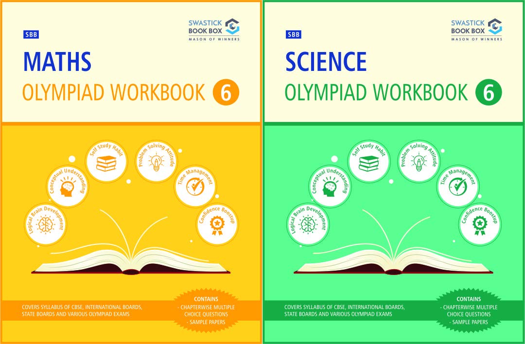 Maths and Science Olympiad Workbook Combo  Class 6