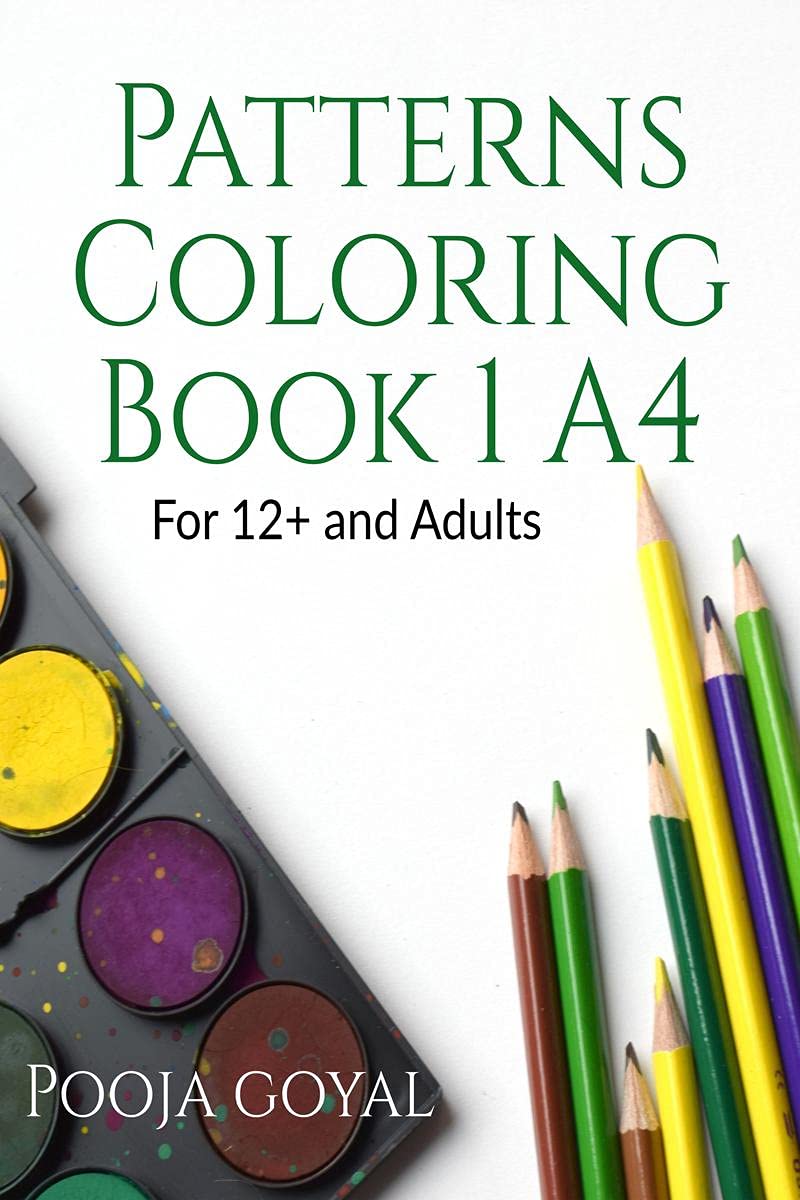 Patterns Coloring Book 1 A4 : For 12+ and Adults