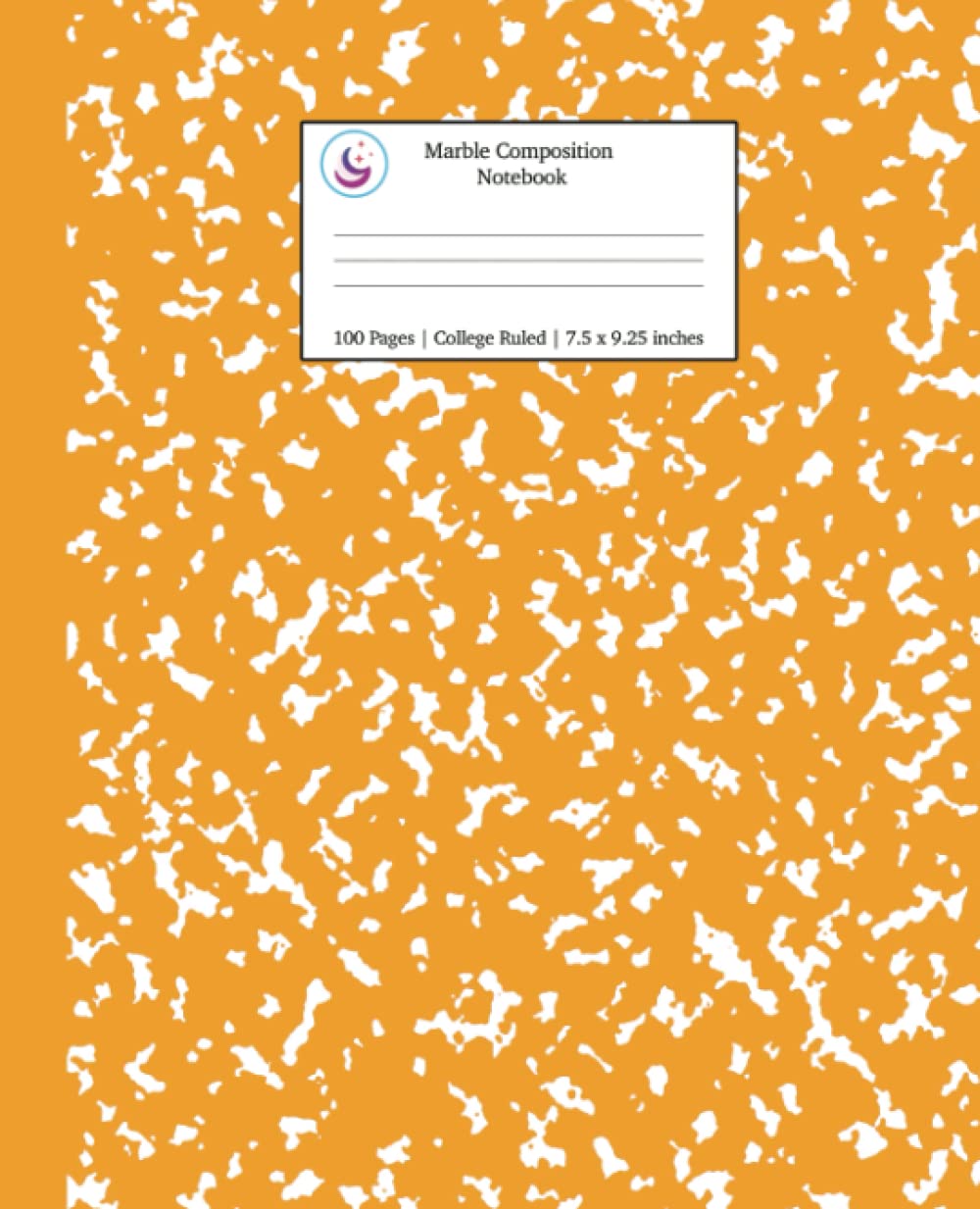 Marble Composition Notebook College Ruled: Orange Marble Notebooks, School Supplies, Notebooks for School (Notebooks College Rul