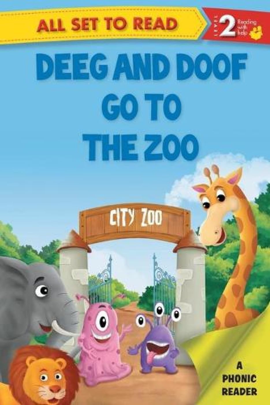 All set to Read A Phonic Reader Deeg and Doof go to the Zoo Readers for kids