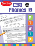 EvanMoor Daily Phonics, Grade 1, Homeschooling & Classroom Resource Workbook. Phonemic Awareness, Decoding, WordStudy, Teachin