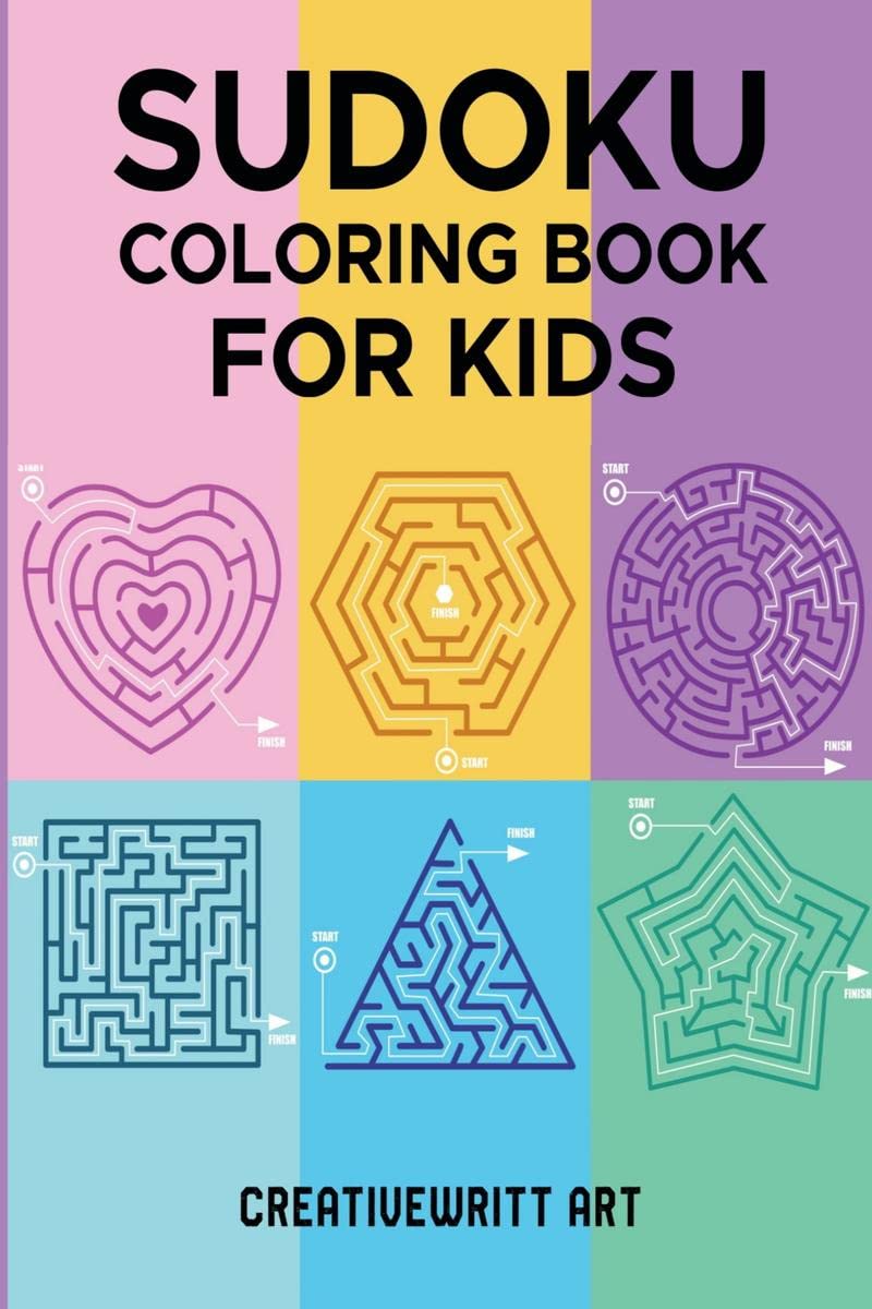 Sudoku Coloring Book For Kids : The Sudoku Activity Book For Kids | A StepByStep Guide To Sudoku For Children