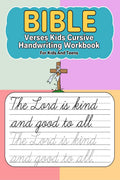 Bible Verses Kids Cursive Handwriting Workbook : Cursive Handwriting for kids and teen with bible verses