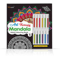 Mandala Magic : Art Therapy Adult Coloring Book 1 : with 12 HighQuality Sketch Pens and TearOut Sheets, Relaxing and Creative 