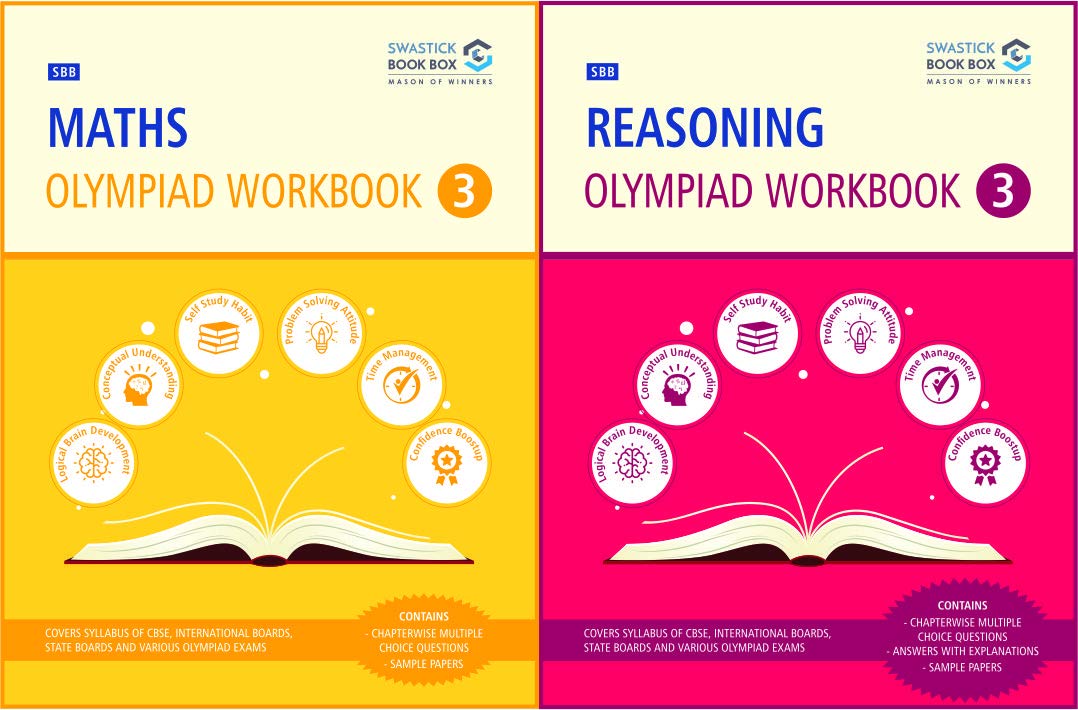 Reasoning and Maths Olympiad Workbook Combo  Class 3